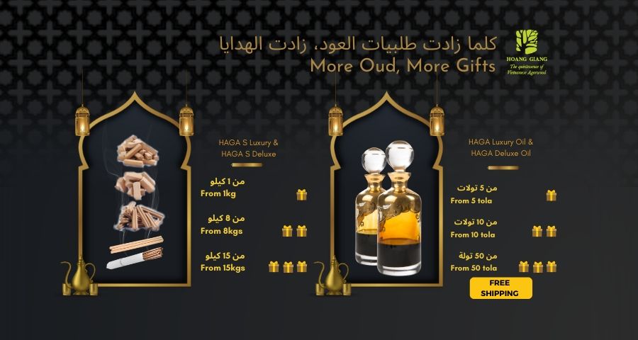 MORE OUD, MORE GIFTS – كلما زادت طلبيات العود، زادت الهدايا