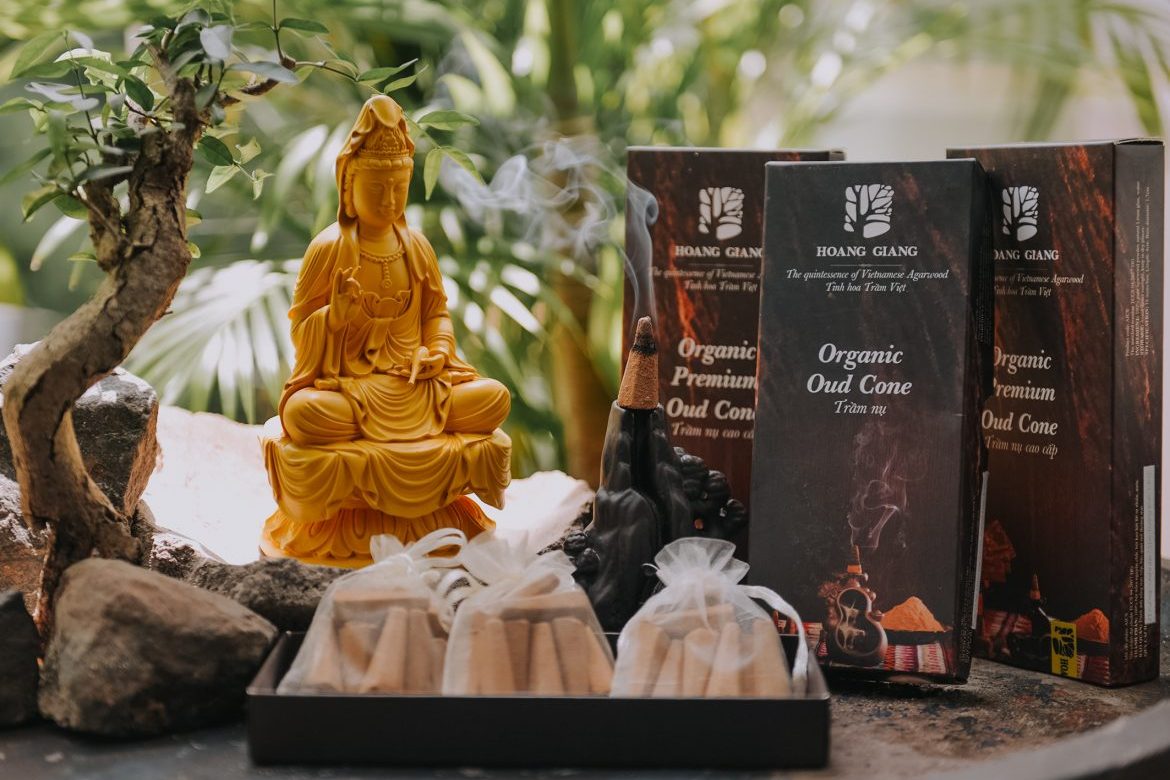 HAGA Natural Agarwood Incense Cone and the tale of goddess who created Agarwood (Oud) – Thien Y A Na