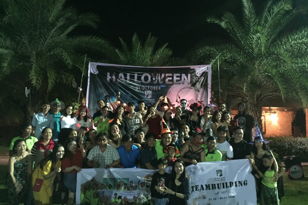 The amazing Halloween party of 2020 of Hoang Giang Agarwood at Greenfield Farmstay