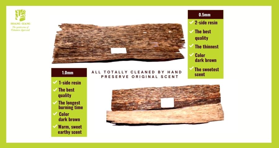 [English – Arabic] August 2021 product representing (part 1): HAGA Agarwood Chips – 02 sizes & 03 grades