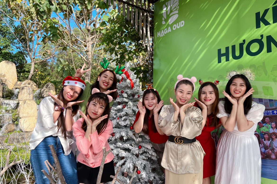 Christmas season atmosphere of HAGA Oud’s emloyees