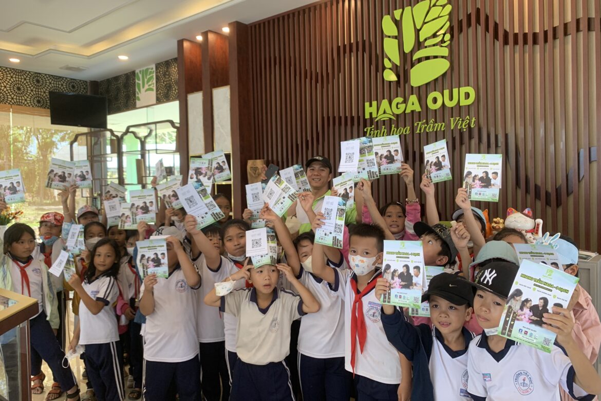 A morning of HAGA Oud and 200 students of Phuoc Hoi 3 Primary School
