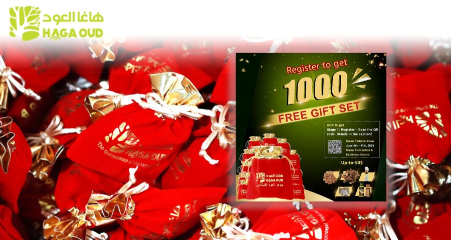 How to claim 1000 FREE gift set – “Oman Perfume Show” with HAGA Oud